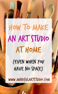 how to set up an art studio and why it's important to choose the right color palette