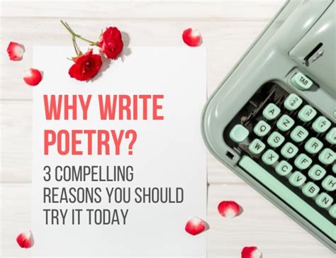 why write poetry